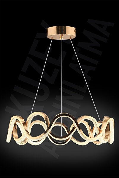 KUZEY AYDINLATMA ORKİDE SADE 3 lü RENK LEDLİ KUMANDALI MODERN AVİZE