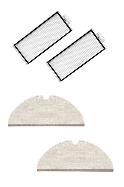 ROPALDE Roborock Q5 Pro / Q5 Pro + (Plus) Robot Vacuum Cleaner Compatible 4-Piece Spare Parts Set