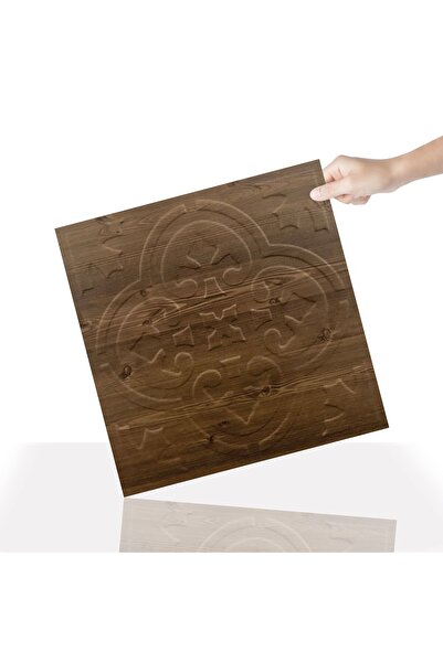 TİNK 3 Boyutlu Duvar Paneli Kabartmalı Solo Desen Pvc 41x41 cm/ 6 Adet /1 m² ...