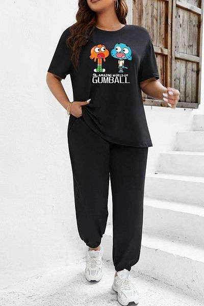 x-compass life Women / Girl Unisex Tracksuit Set Gumball Printed