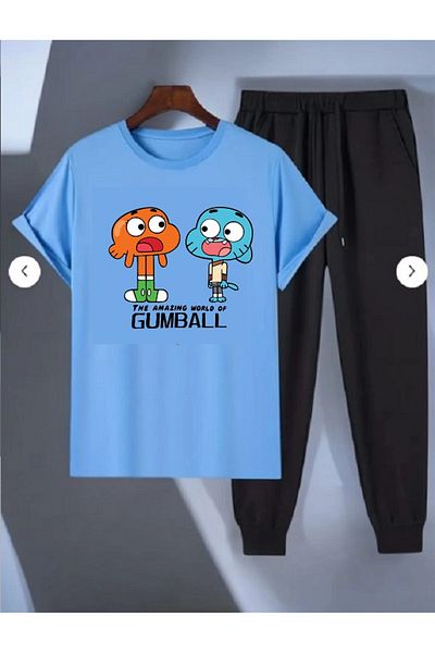 x-compass life Women / Girl Unisex Tracksuit Set Gumball Printed