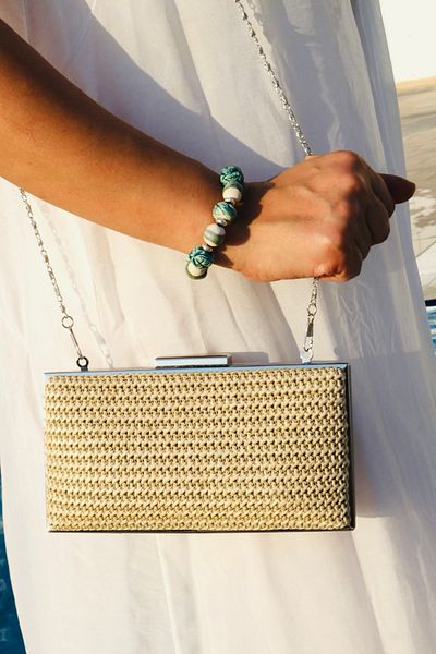 Blacktavern Wick Knit Small Clutch Bag