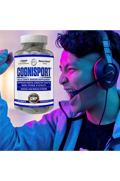HiTech Cognisport Eca+Ginkgo Biloba+Bacopa+Huperzine+Lutein 60 Tablets