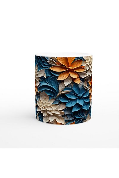 Luluyen Autumn Breeze Floral Mug