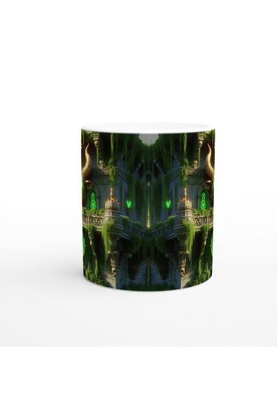 Luluyen Taurus Printed Coffee Mug - Kingdom of the Zodiac Signs Vs1