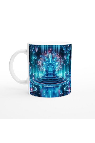 Luluyen Aquarius Printed Coffee Mug - Magical Crystal Cave Themed Vs3