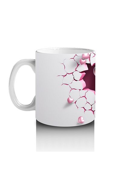 Luluyen Cute Hippo Mug with Broken Heart Inside That Makes Children Love Milk