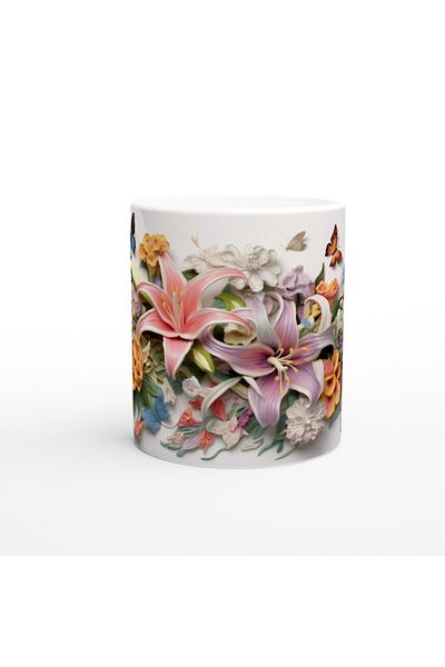 Luluyen Dance of Lilies Mug