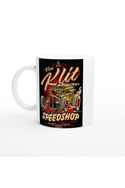 Luluyen Von Klit Speedshop Retro Hot Rod Mug