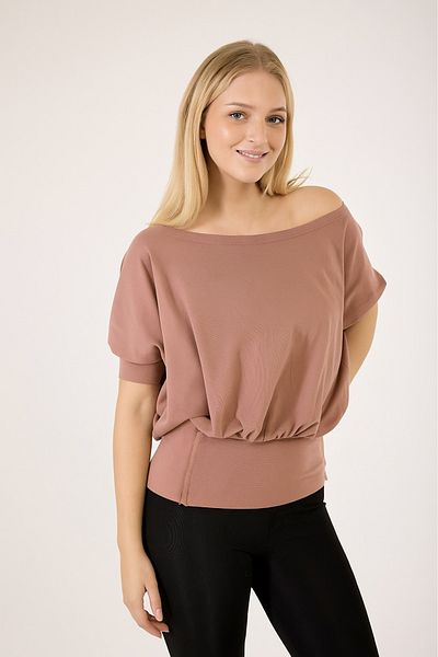 Lucky Line Γυναικεία μπλούζα CELINE Lycra Viscose Off Shoulder, Κατάλληλη για όλες τις εποχές, Κομψή και καθημερινή χρήση