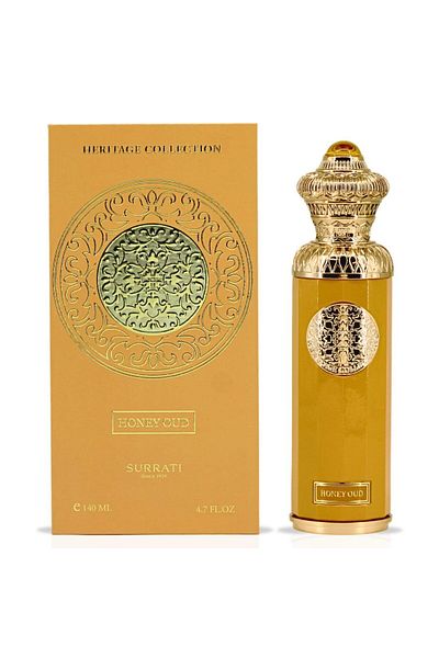 Surrati Suraty Honey Oud Eau de Parfum 140ml by Heritage Collection - Arabic Fragrance for Women - Luxury Perfume