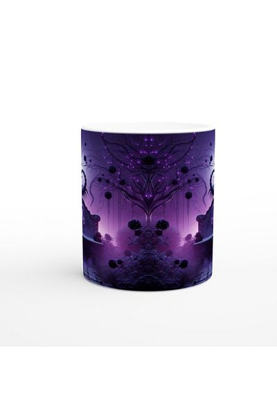 Luluyen Scorpio Printed Coffee Mug - Zodiac Garden under the Moonlight Vs4