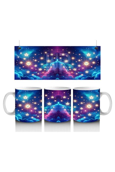 Luluyen Sparkling Starburst Mug Cup That Makes Children Love Milk