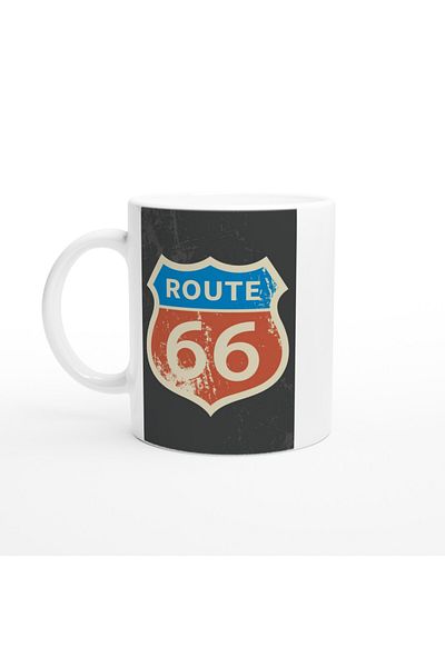 Luluyen Route 66 Icon Printed Mug