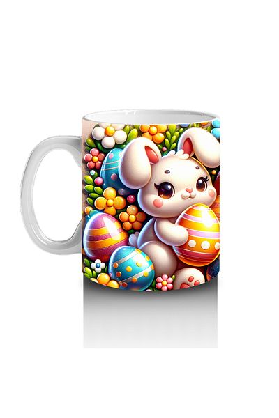 Luluyen Easter Basket Bunny Mug Cup That Makes Children Love Milk