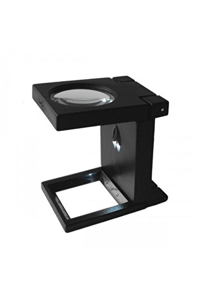 ForWhat مكبر 2.5X مقاس 90 مم، مكبر اختبار بلاستيكي قابل للطي مع ضوء LED للمكت...