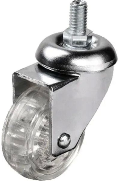 Skygo 302 - 50x20 mm transparent roller screw wheel