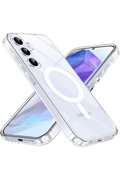 Rivor Samsung Galaxy A35 Uyumlu Kılıf Magsafe Wireless Kablosuz Şarj Destekli...