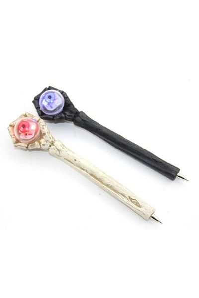 ForWhat Polyester Hand Design Ballpoint Pen with Light for Office Home Office Gift