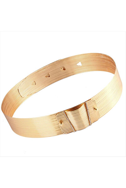 makay حزام طرابزون ويكر مطلي بالذهب