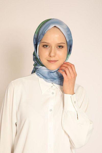 BERCHEM SCARF Algasal Patterned Soft Scarf - Stylish and Eye-Catching Design