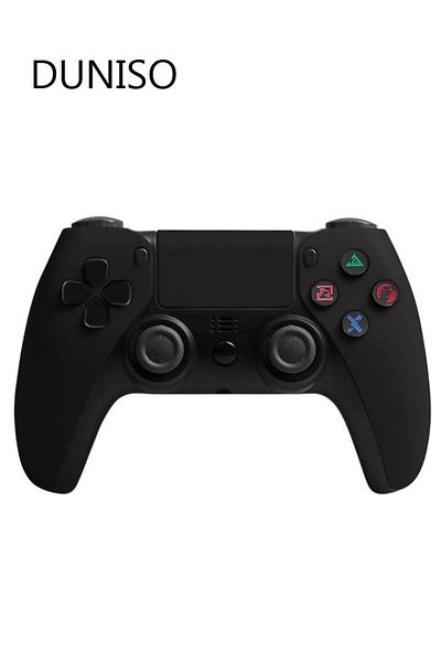 fun zone DUNISO Wireless Bluetooth Controller PS4 Gamepad For Play Station 4 Rechargeable Lithium Battery Bla