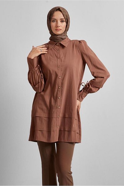 Alvina Shirt Collar Tunic 45379
