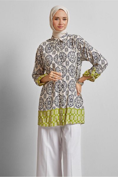 Alvina Patterned Tunic 44803