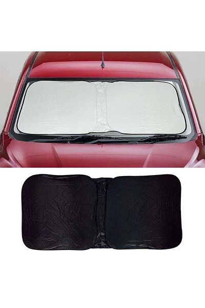 Generic Car Windshield Sunshade, Car Sun Shade Car Sun Protector Uv Rays And Heat Protector Black