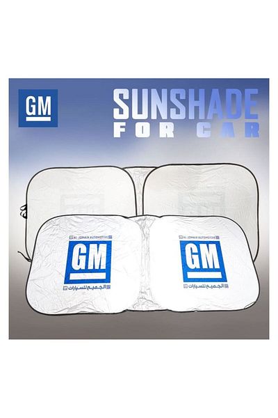 GM G.m Car Sunshade Uv Rays And Heat Protector Sun Visor Foldable