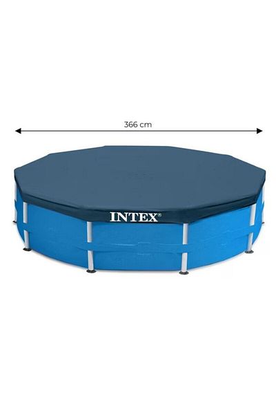 Intex Round pool cover 28030, D305xH25 cm, PVC, navy blue