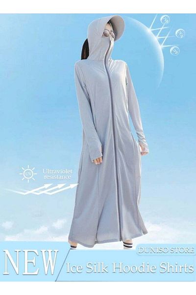 fun zone Lightweight Sun Protection Clothing For Women, UPF 50+ Long Sleeve Sun Protection Hoodie Shirt With