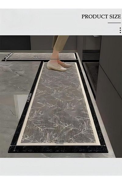 Generic 2-piece Kitchen Mat And Carpet Set, Non-slip Quick-drying Diatom Mud Floor Mat 40*60 40*120cm