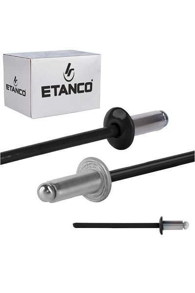 Inna marka Nity otwarte aluminiowe 3,2x6mm RAL9005