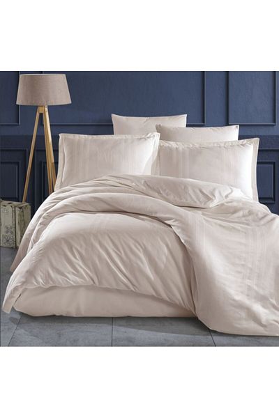 Clasy Melkor Double Ranforce Duvet Cover Set V8 Stone