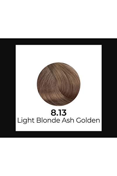 Inebrya لون الشعر رقم 8/13 أشقر فاتح رمادي ذهبي 100 مل