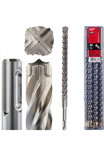 Milwaukee Burghie (z)MX4 SDS Plus 16/210/260 mm (10)