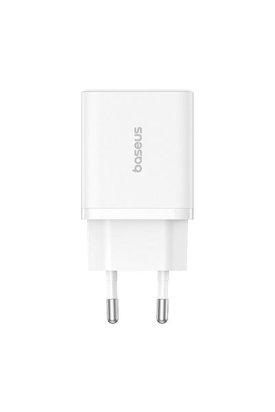 Baseus USB charger, Type-C, Fast Charge 20W - (P10111403213-00) - Moon White