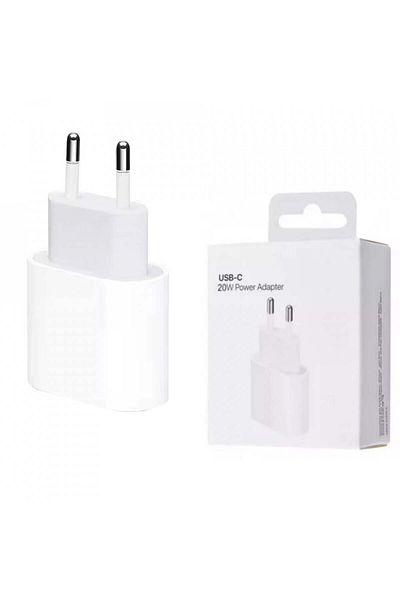 Apple Type-C Wall Charger, 20W - A2347 (MHJE3ZM/A) - White (Blister Packing)