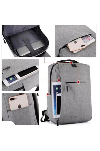 OEM Everyday Laptop Backpack Grey