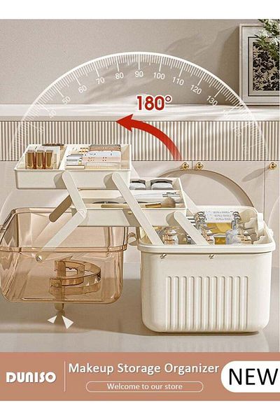 fun zone DUNISO Makeup Storage Organizer, Hair Accessories Organizer, Large Capacity Multifunctional Organize