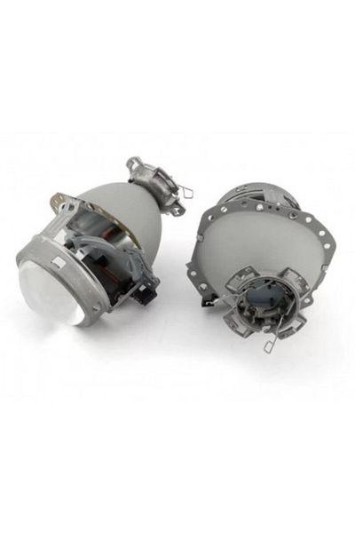 Xenon Bright Lupe pentru far Bixenon D2S 3'' tip Hella E55 EvoX-R 3.0 cu suport pentru aprindere
