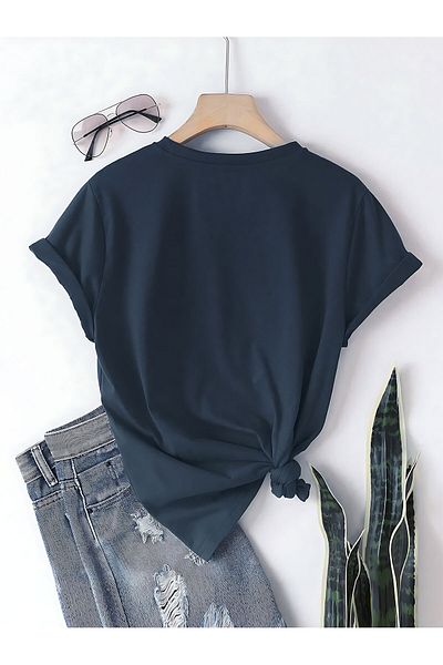 ELFAMİ Melting Hearts Printed Design Tshirt
