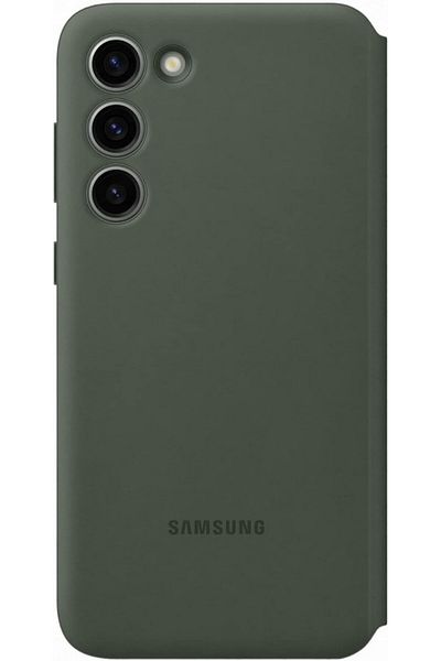Samsung Smart Clear View Cover for Galaxy S23 Plus, EF-ZS916CGEGWW, Khaki