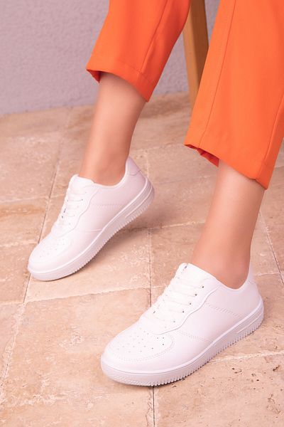 SOHO White-White Unisex Sneaker 14361