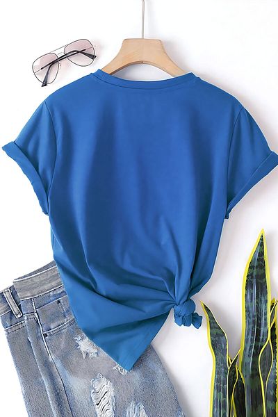 ELFAMİ Melting Hearts Printed Design Tshirt