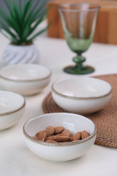 Kütahya Porselen Moderna Bowl Cinnamon 4 Pieces 10cm Mul10Kss4730P02