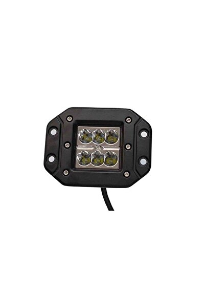Xenon Bright LED Авто Офроуд Проектор 18W/12V-24V, 1320 Лумена, Вграден, Разп...