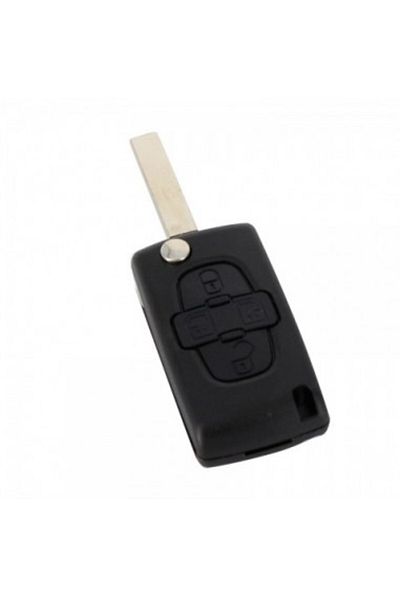 Peugeot Citroen / - Husă cheie cu 4 butoane, fără suport pentru baterie, model VA2-SH4