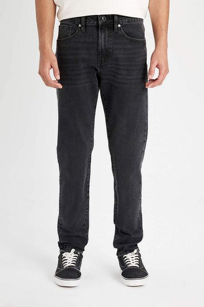 DeFacto Slim Tapered Fit Skinny Fit Κανονική μέση στενό παντελόνι Jean D0932AX24AU